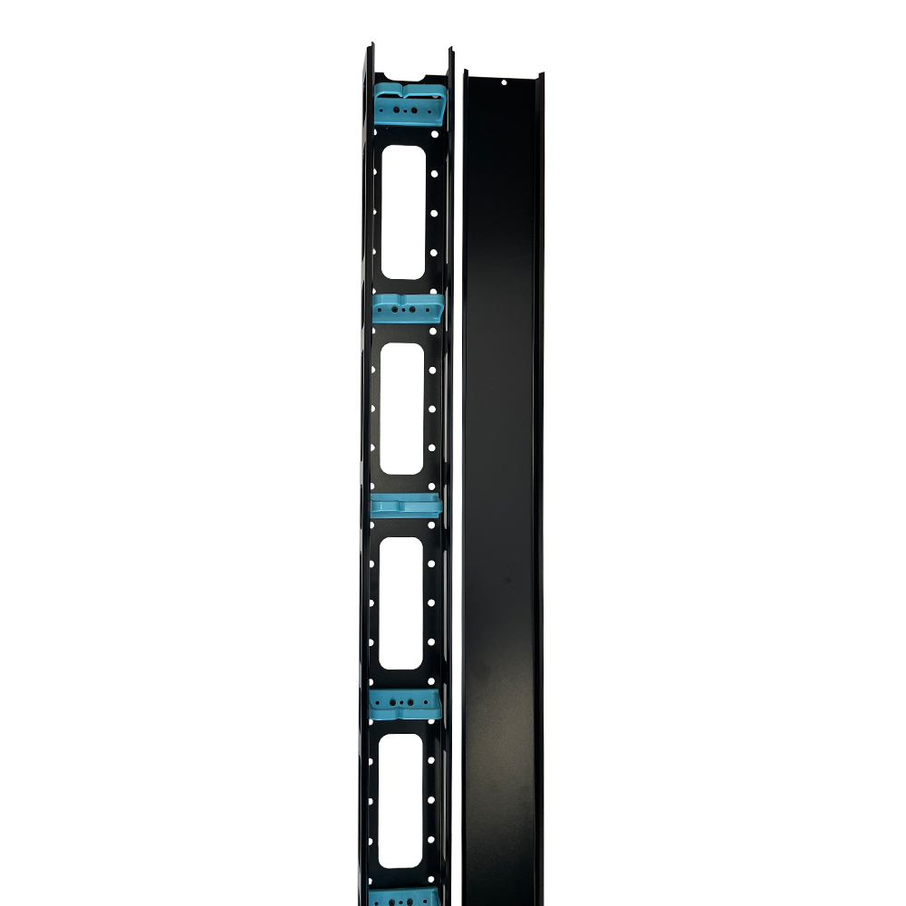 Set doua organizatoare verticale de cabluri pentru Rack 32U, Eco Xcab "EcoXcab-32Uorg"
