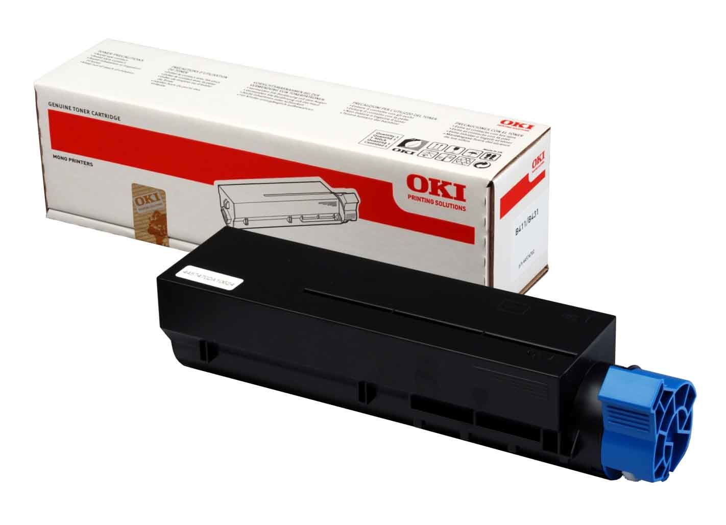 Toner Original Oki Black, 44574702, pentru B411|B431|MB 461|MB 471|MB 491, 3K,"44574702"