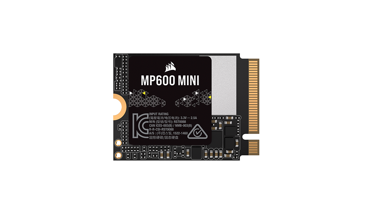 SSD Corsair Force MP600 Mini, 1 TB, NVMe, M.2, PCIe 4.0 "CSSD-F1000GBMP600MN"