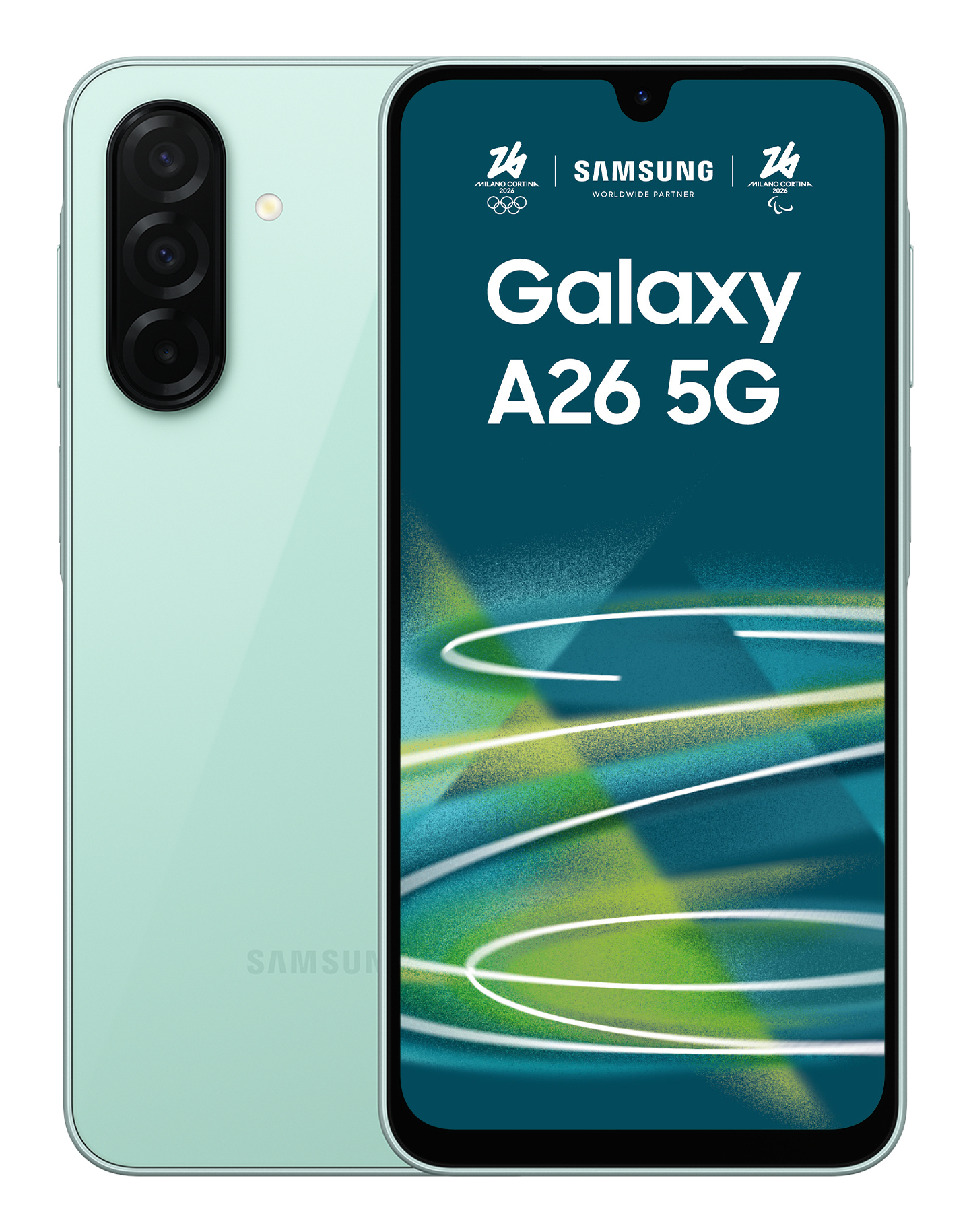 Smartphone Galaxy A26 128GB 6GB RAM 5G Dual SIM Mint "SM-A266BLGBEUE" (timbru verde 0.45 lei)