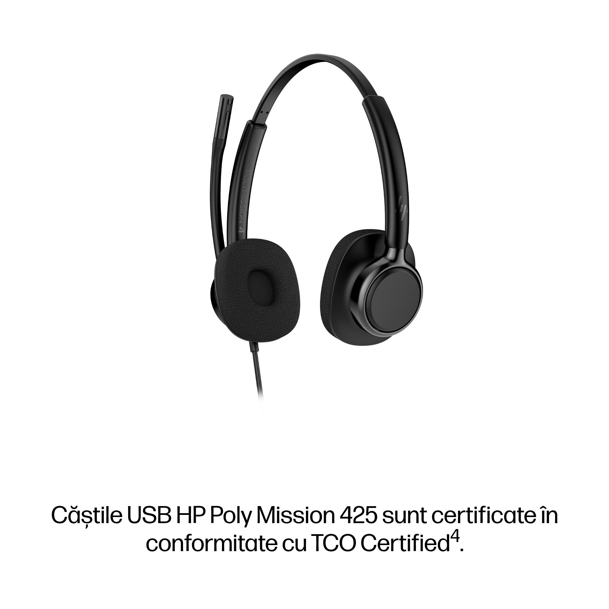 HP Poly Mission 425 USB HS CL"C01B3AA" - imagine 8