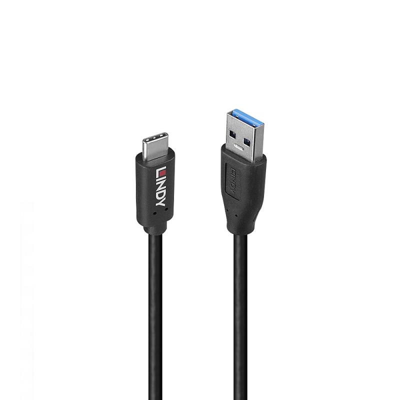 Cablu Lindy 0.5m USB 3.2 Type-A to C "LY-36970" (timbru verde 0.08 lei)