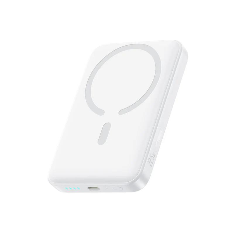 POWER BANK Baseus EnerFill FM11, 10000mAh, 22.5W, prindere magnetica incarcare wireless 15W, 1 x USB Type-C, cablu inclus USB Type-C la USB Type-C 30cm, alb, "P1008210E213-00" (timbru verde 0.98 lei) - 6932172690458