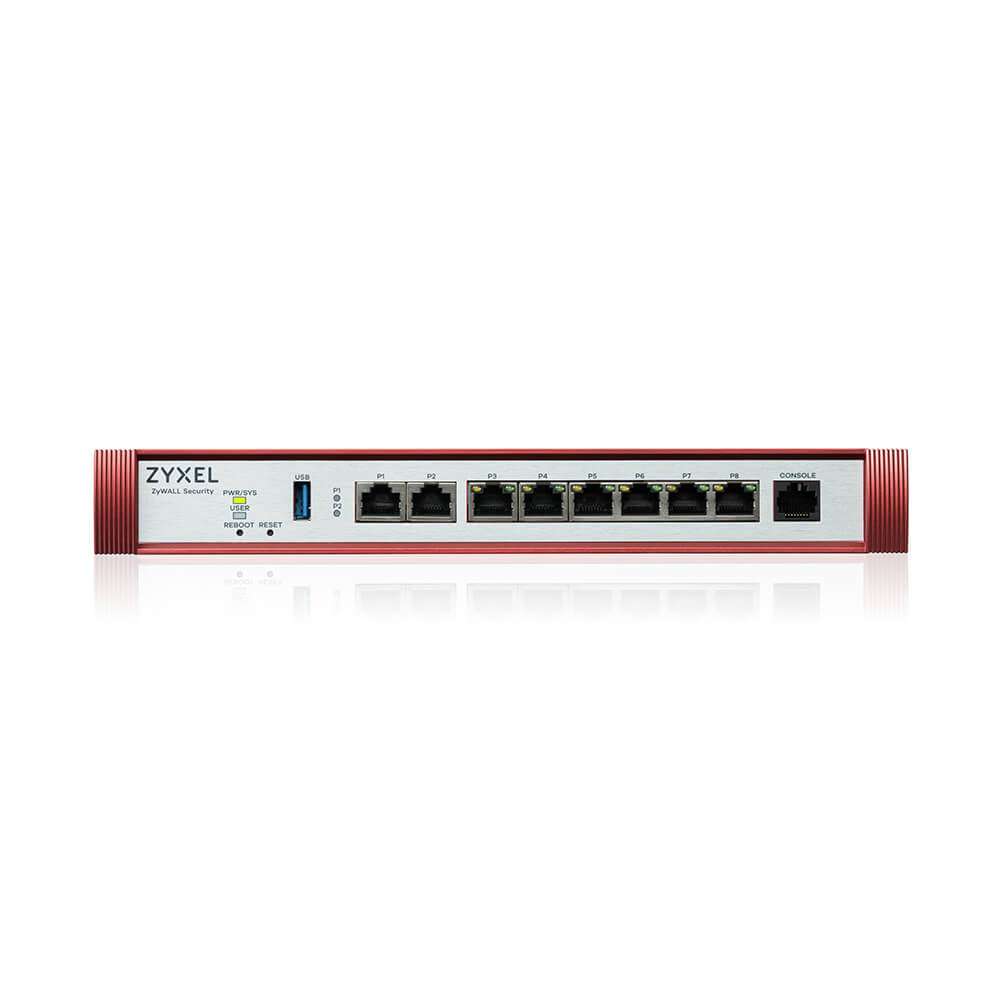 ZYXEL USGFLEX200HP FIREWALL ROUTER POE "USGFLEX200HP-EU0101F" (timbru verde 4 lei)