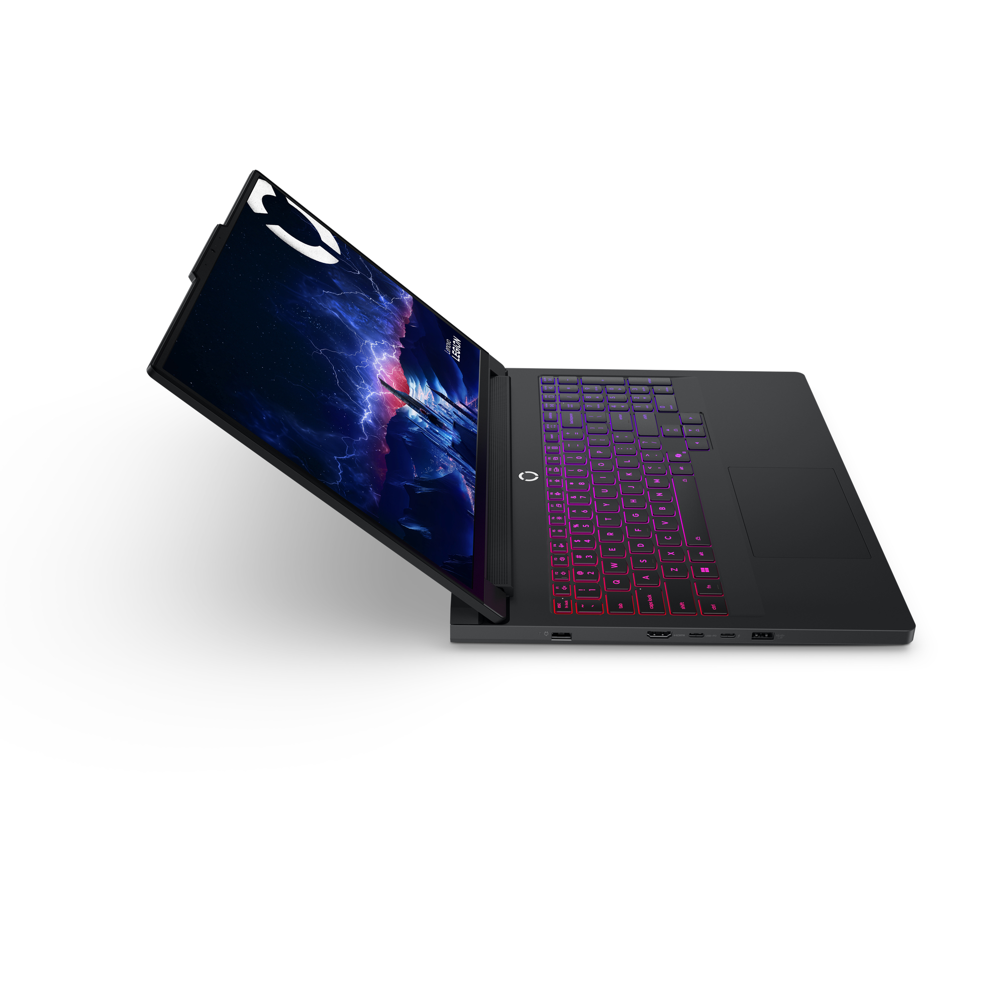 Gaming 16 Legion Pro 7 16IAX10H, WQXGA OLED 240Hz G-Sync, Procesor Intel® CoreTM Ultra 9 290HX Plus, 32GB DDR5 CSODIMM, 1TB SSD, GeForce RTX 5080 16GB, No OS, Eclipse Black, 3Yr Onsite Premium Care "83F500RARM" - imagine 4