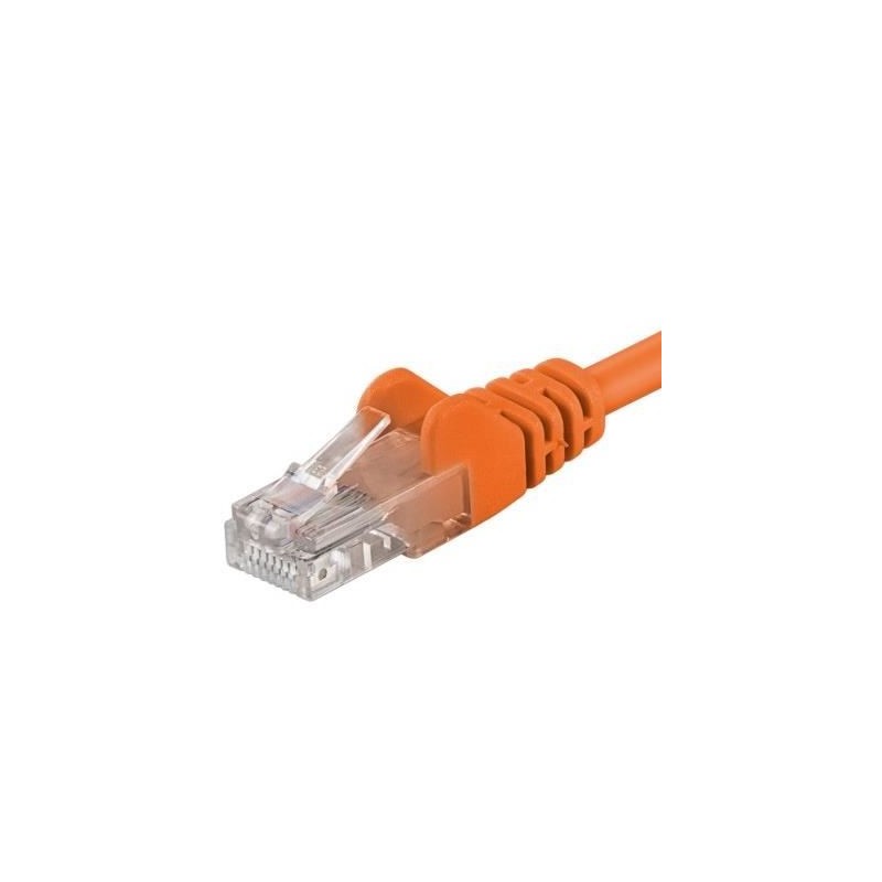 Patchcord UTP RJ45-RJ45 Cat.6, 7m, portocaliu, "UTP-6-7-O" (timbru verde 0.18 lei)