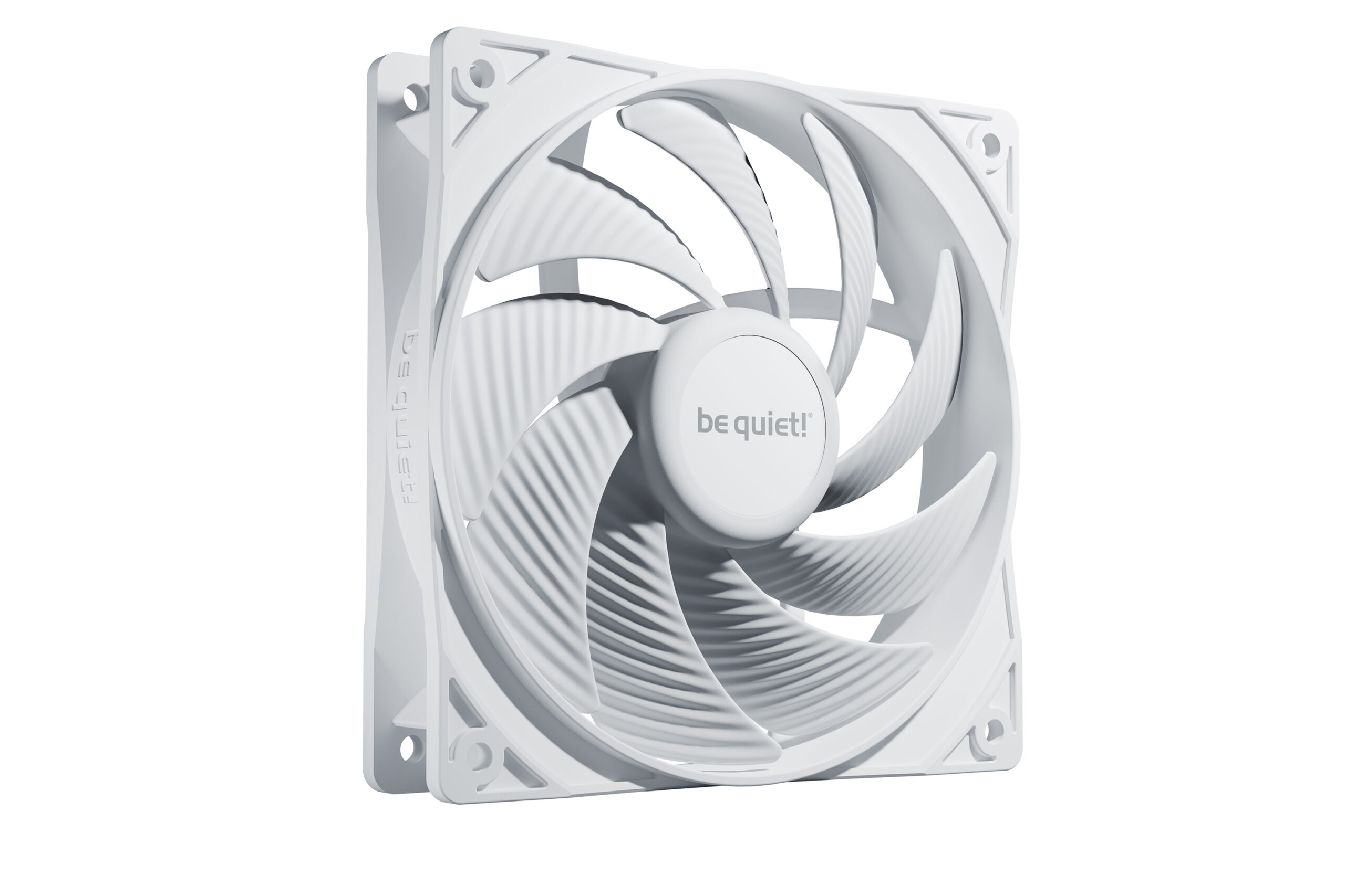 Ventilator be quiet! "PURE WINGS 3 PWM"120mm 2100 rpm, Rifle bearing, 4-pin PWM, alb, "BL111" (timbru verde 0.18 lei)