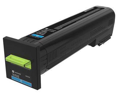 Toner Original Lexmark Cyan, 82K2HCE, pentru CS820|CX820|CX825|CX860, 17K, (timbru verde 1.2 lei) , "82K2HCE"