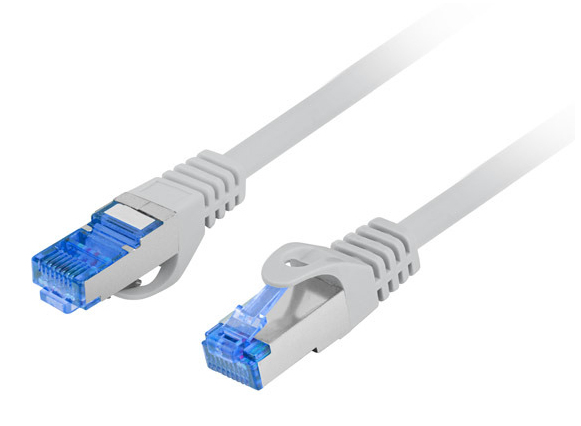 Patch cord Cat.6A S/FTP LSZH CCA 15 m gr "PCF6A-10CC-1500-S" (timbru verde 0.08 lei)