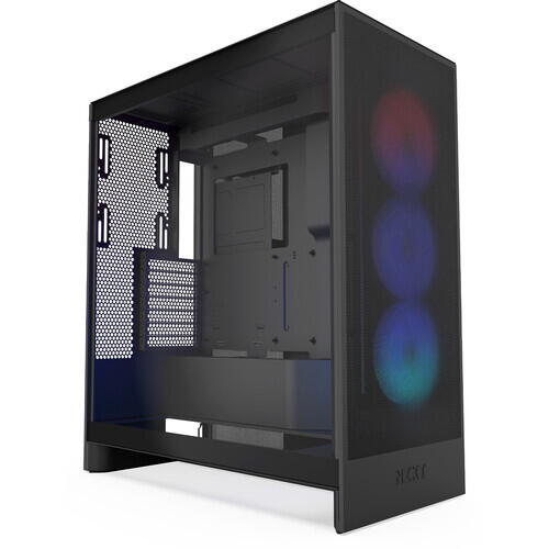 Carcasa NZXT H7 Flow RGB (2024), Mid-Tower, ATX, Negru "CM-H72FB-R1" (timbru verde 0.08 lei)