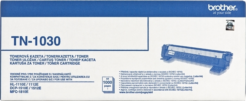 Toner Original Brother Black, TN1030, pentru HL-1110|1112|1210|1212|DCP-1510|1512|1610|MFC-1810|1910, 1K,"TN1030"