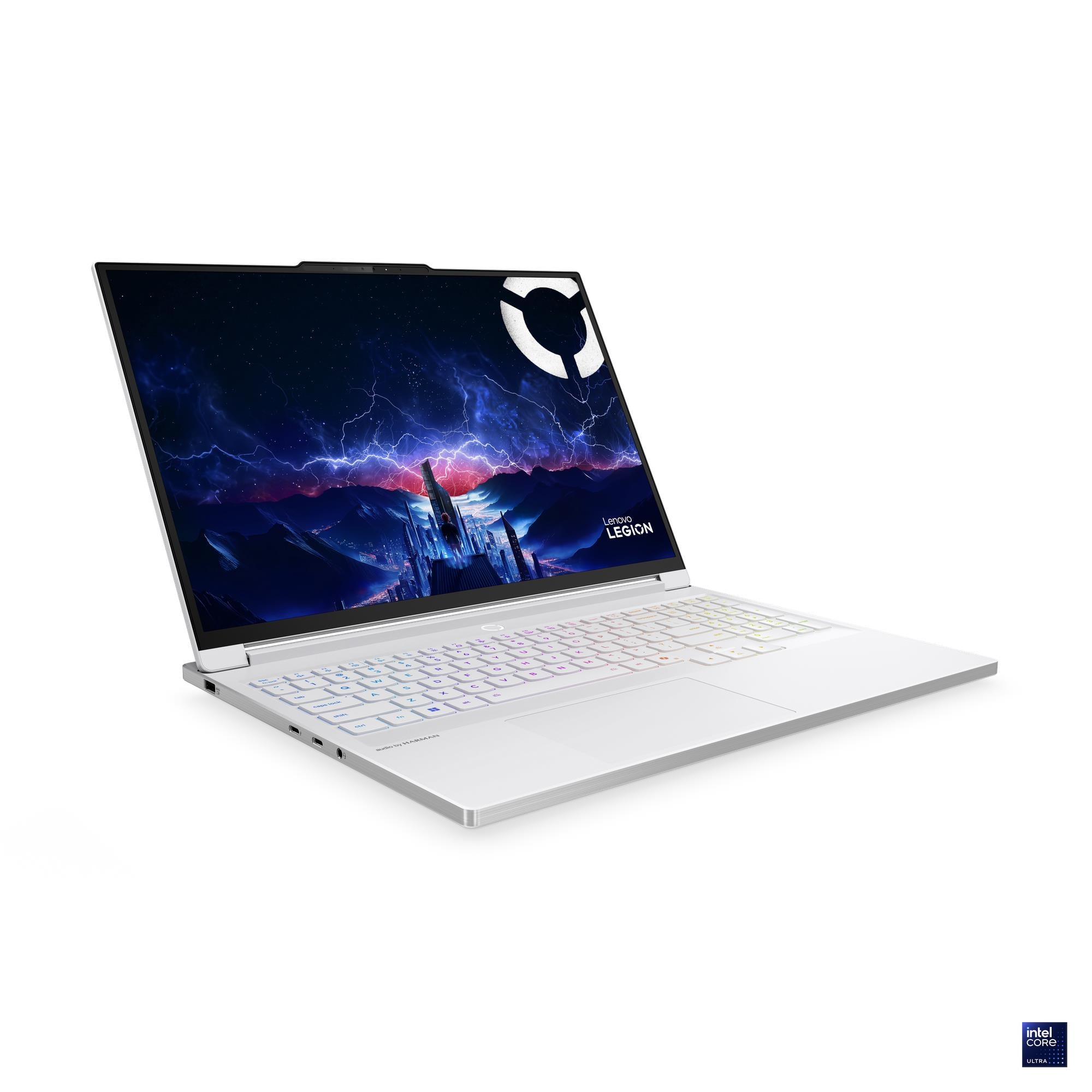 Gaming 16 Legion 7 16IAX10, WQXGA OLED 240Hz, Procesor Intel® CoreTM Ultra 9 275HX, 32GB DDR5, 1TB SSD, GeForce RTX 5060 8GB, No OS, Glacier White, 3Yr "83KY0036RM" (timbru verde 3.5 lei)