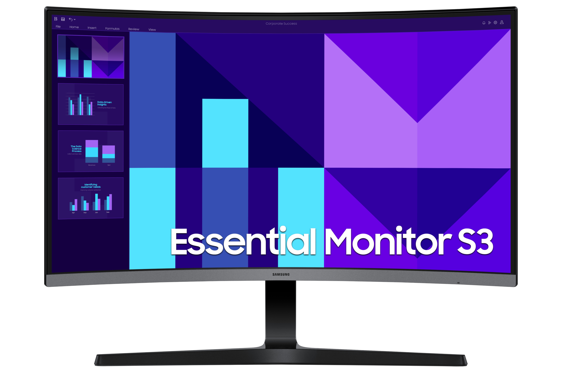 Monitor VA LED Samsung 27" LS27D390GAUXEN, Full HD (1920 x 1080), VGA, HDMI, Ecran curbat, 100 Hz, 4 ms (Negru) "LS27D390GAUXEN" (timbru verde 7 lei)