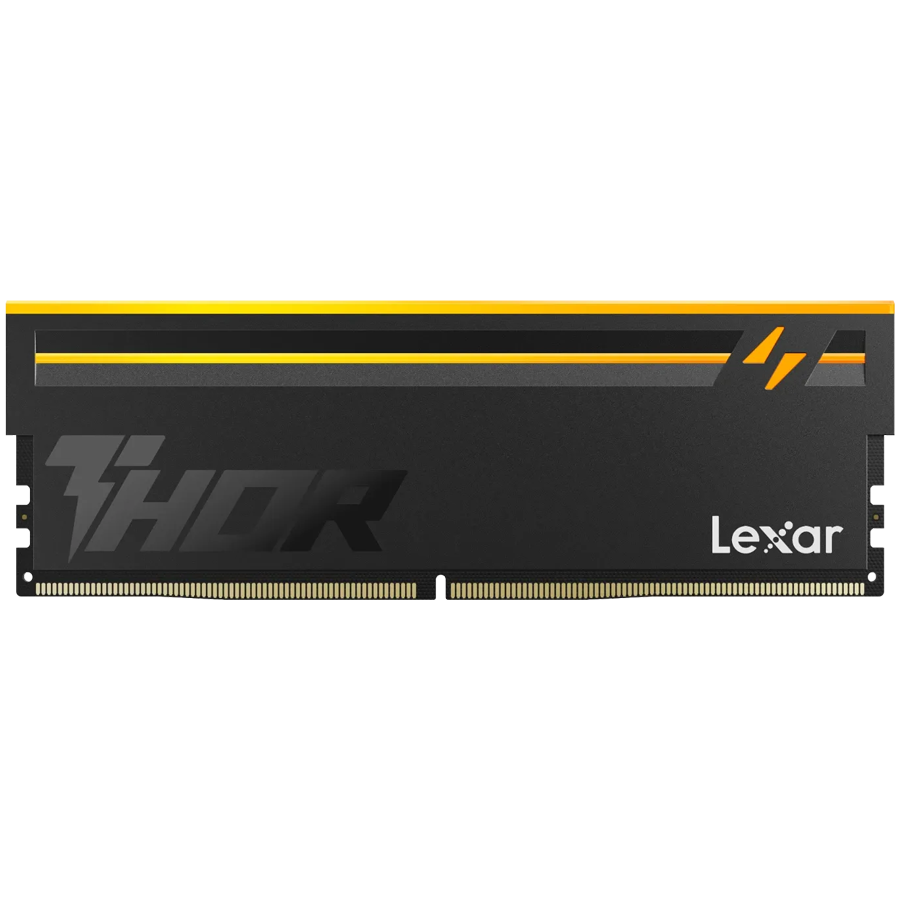 Memorie DDR Lexar - gaming DDR5 16GB, frecventa 6000MHz, latenta CL36, 16GB x 1 modul, radiator negru, iluminare RGB, THOR RGB 2nd Gen "LD5U16G60C36BV-RGS"