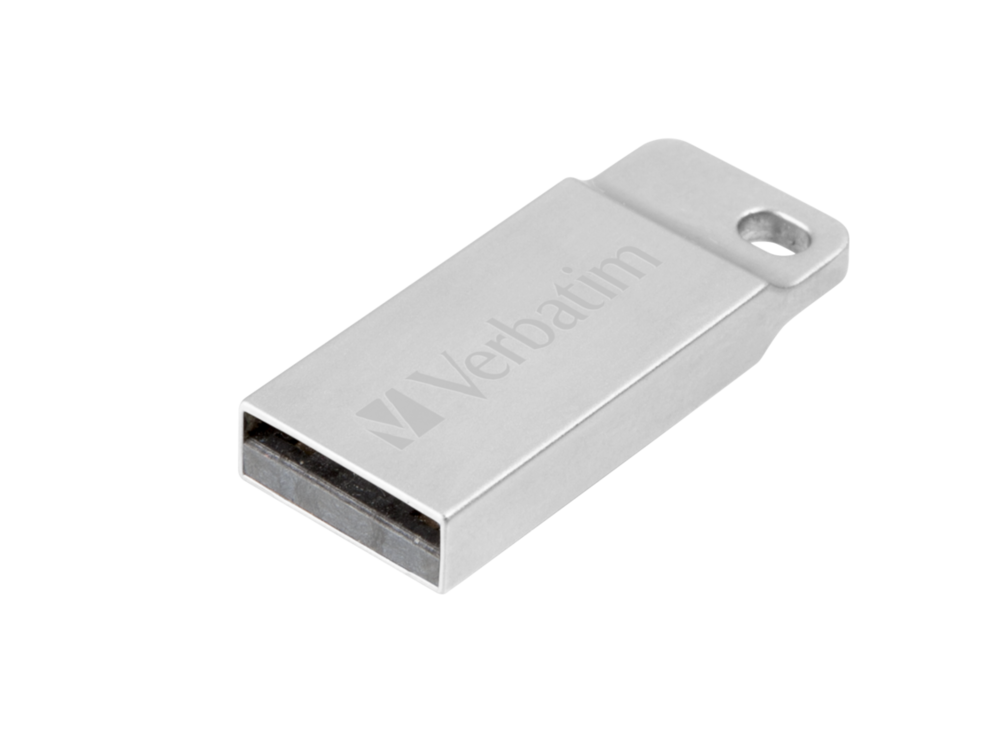 MEMORIE USB VERBATIM METAL EXECUTIVE 64GB , USB 2.0, ARGINTIU "98750" (TIMBRU VERDE 0.03 LEI)