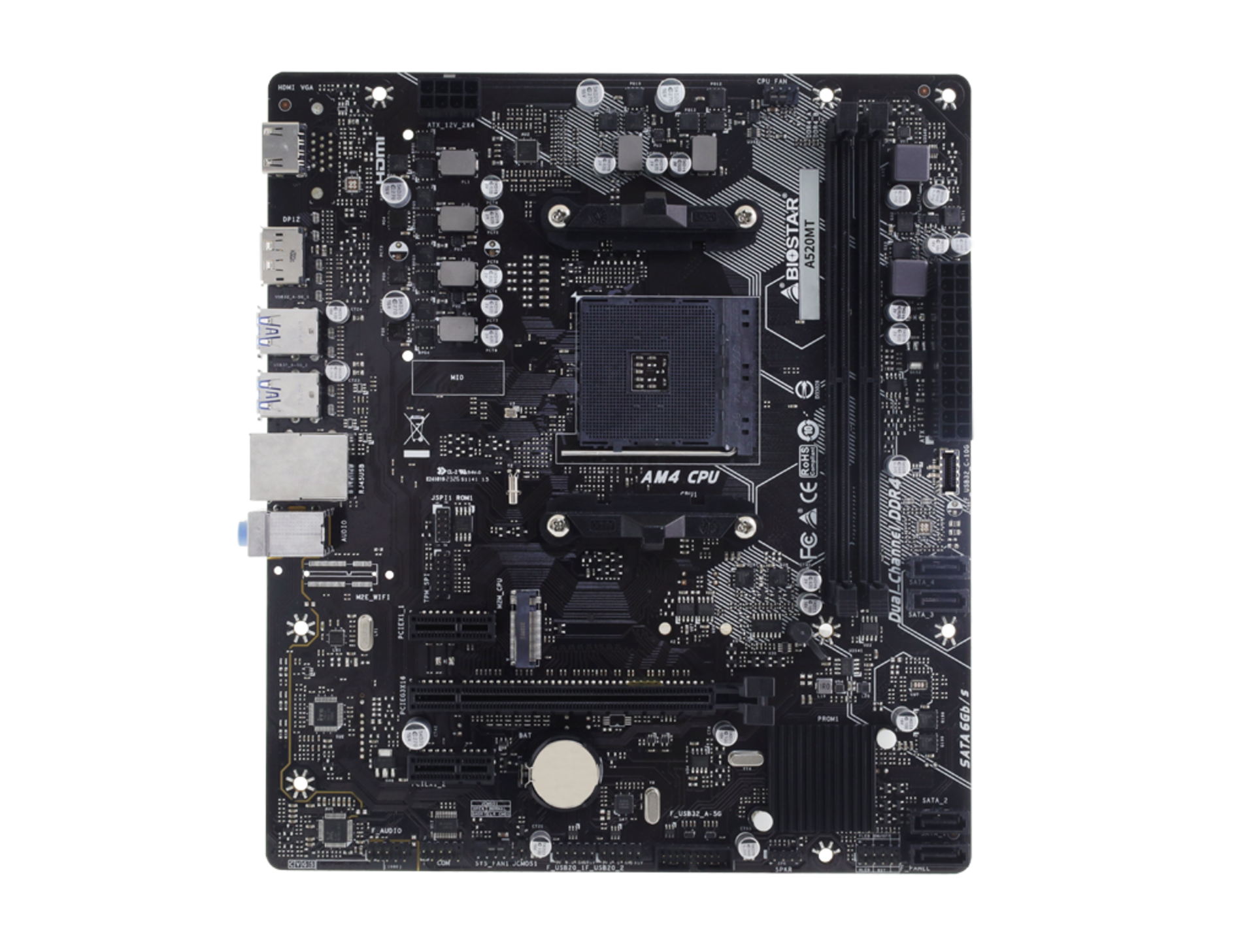 Placa de baza A520MT - (A520,AM4,mATX,DDR4) "A520MT"