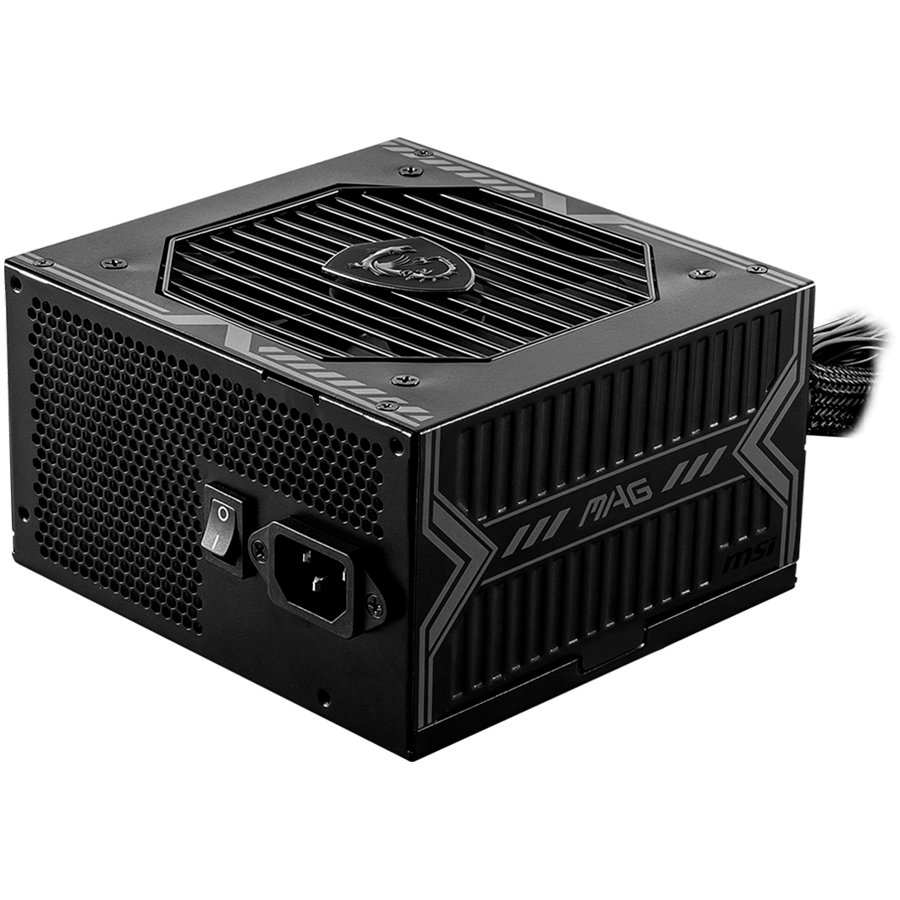SURSA MSI, 650 W, "MAG A650BN", ATX 12V, fan 120 mmx1, 80 Plus Bronze, MB 20+4 pinx1, CPU 4+4 pinx1, PCI-E 6+2 pinx2, SATAx5, MOLEX 4-pinx2, Floppy 4-pinx1, "MAG A650BN" (timbru verde 2 lei)