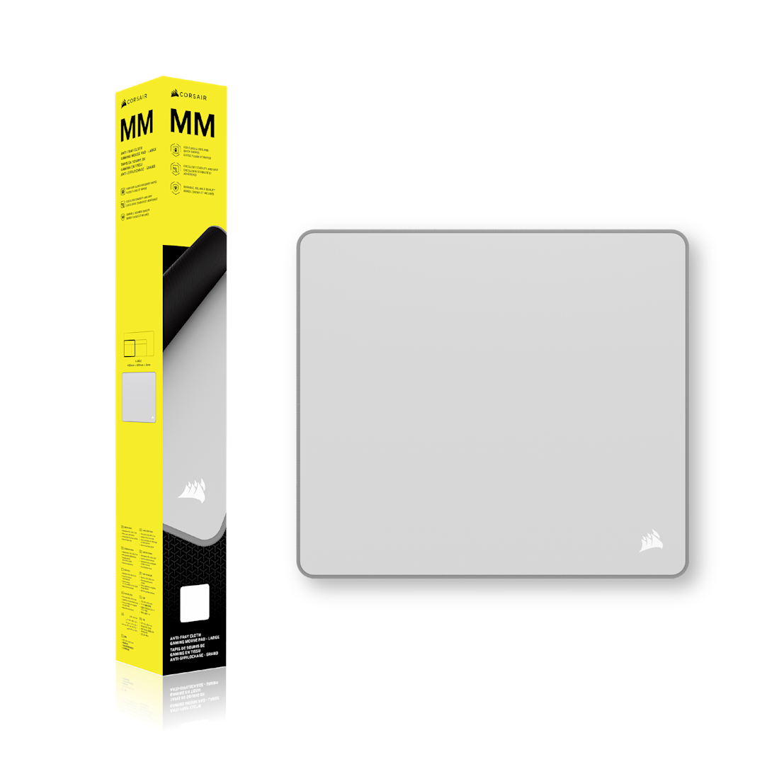 Mousepad Gaming CR MM Anti-fray Gray L "CH-941D065-WW" - imagine 3