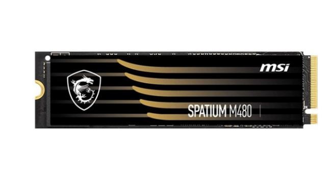 SSD MSI SPATIUM M480, 1TB, M.2, PCIe Gen4.0 x4, 3D Nand, R/W: 7000/6800 MB/s, "SPATIUM M480 PCIE 4.0 NVME M.2 1TB"