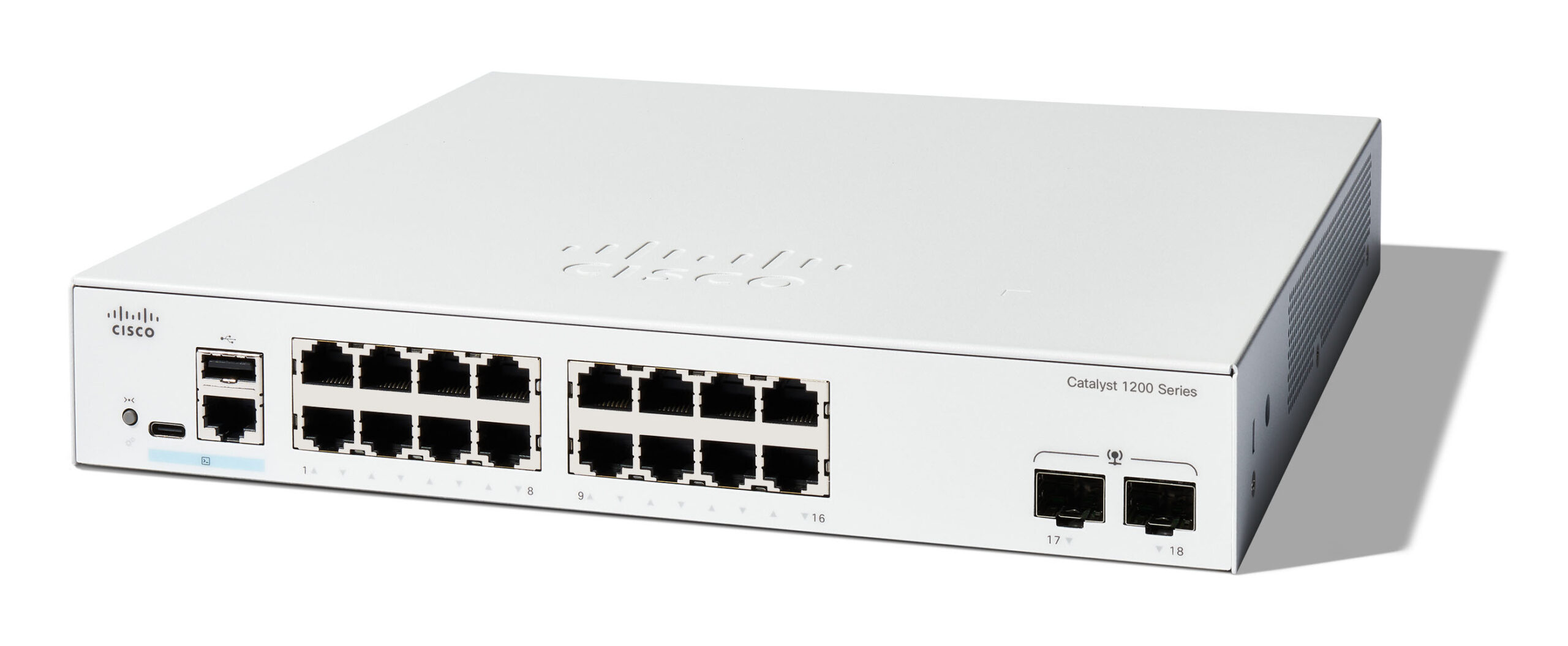 CATALYST 1200 16-PORT GE 2X1G/SFP "C1200-16T-2G" (timbru verde 2 lei)