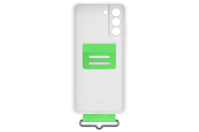 Galaxy S21 FE; Silicone Cover with Strap; White "EF-GG990TWEGWW"