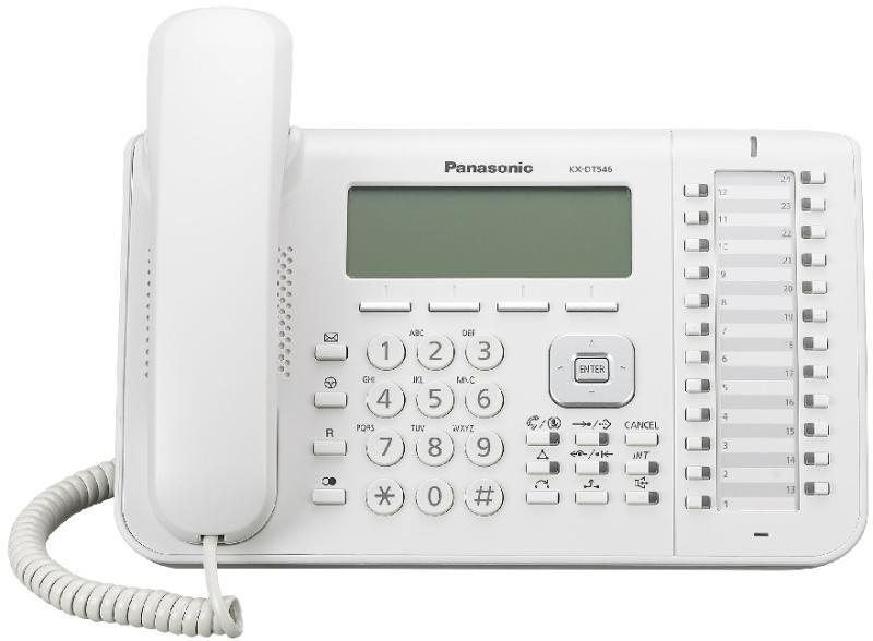 TELEFOANE analogice Panasonic Telefon digital proprietar "KX-DT543X-W" (timbru verde 0.8 lei)