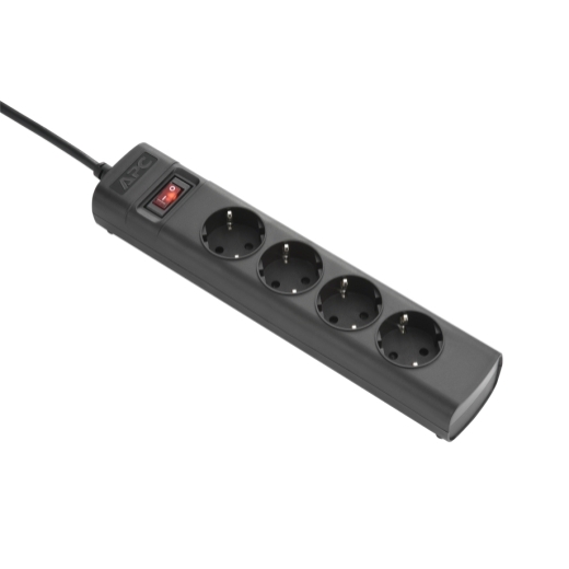 PROTECTOR POWER SURGE 4 OUTL./IEC C14 PZ42I-GR APC, "PZ42I-GR" (timbru verde 0.18 lei)