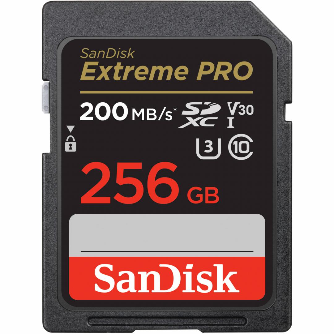 MEMORII. SD CARD Sandisk 256GB CL10 SDSDXXD-256G-GN4IN, "SDSDXXD-256G-GN4IN" (timbru verde 0.03 lei)