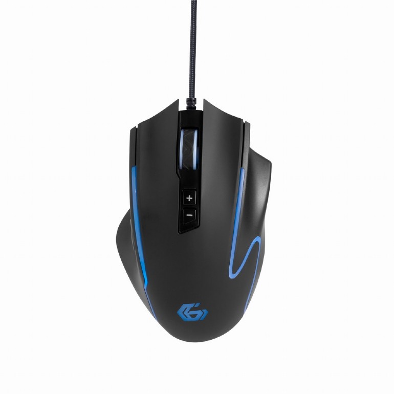 MOUSE GEMBIRD, gaming, cu fir, USB, optic, 4800 dpi, butoane/scroll 8/1, iluminare, cablu 1.8m, negru, "MUSG-RAGNAR-RX300" (timbru verde 0.18 lei)