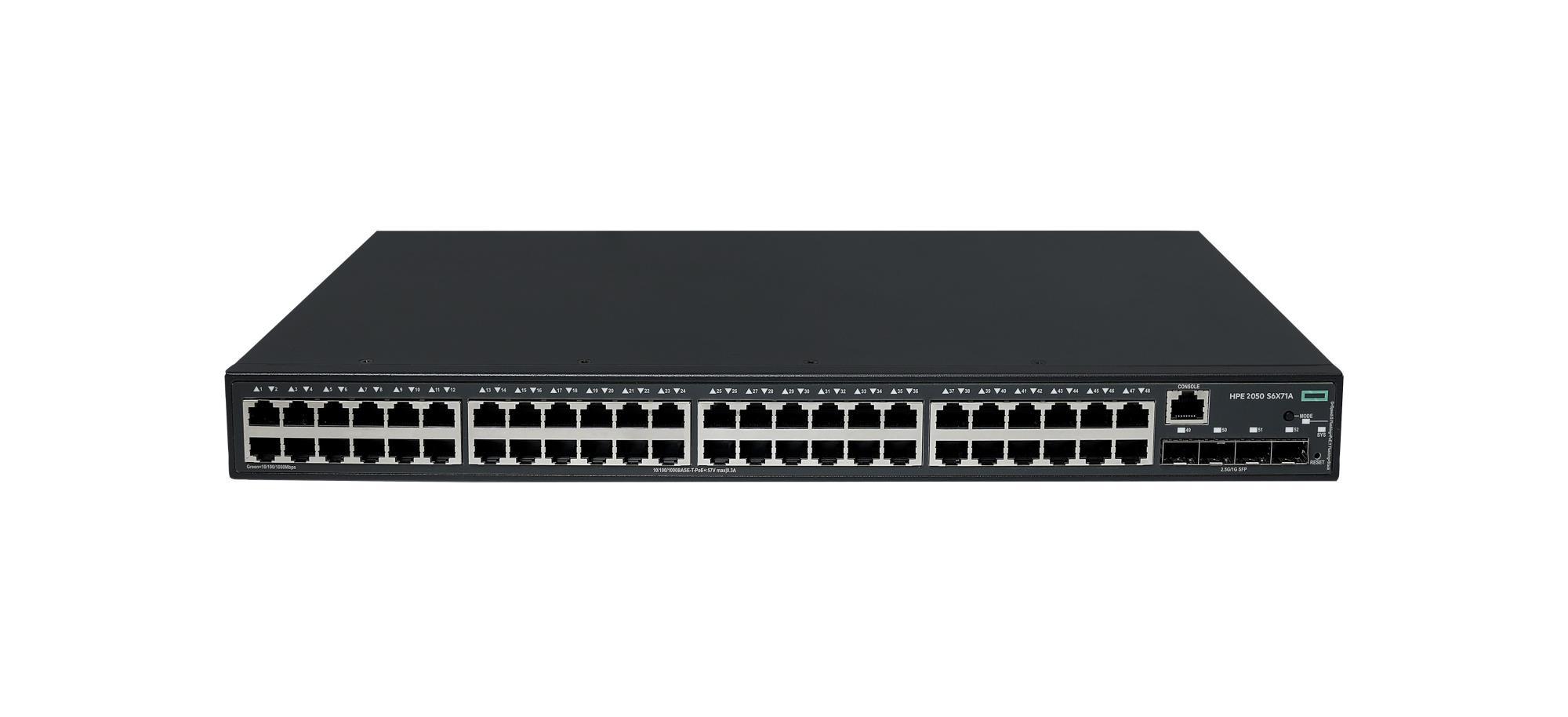 NET SWITCH 48P 1G/2.5G BASE-T/2050 S6X71A ARUBA BY HPE "S6X71A"