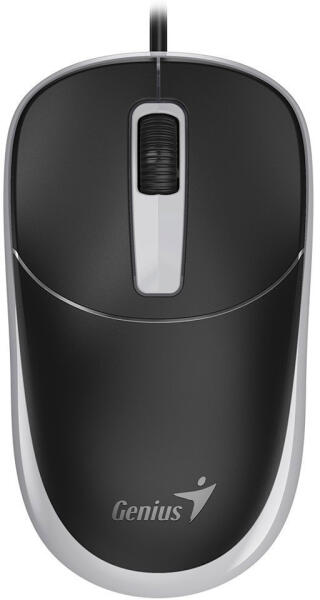 MOUSE Genius "DX-123”, PC sau NB, cu fir, USB-C, optic, butoane/scroll 3/1, gri, "31010033407" (timbru verde 0.18 lei)