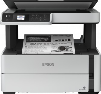 Multifunctional Inkjet CISS mono Eco tank M2170, dimensiune A4 , (Printare, Copiere, Scanare), viteza 39ppm alb-negru, rezolutie 1200 x 2400 dpi, scanner CIS rezolutie 1200x2400 dpi, Ecran LCD 3.7cm, interfata: USB, Ethernet, WiFi "C11CH43402"(RAPO)