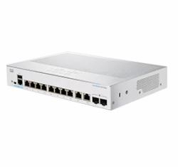 SWITCH CISCO, Gigabit x 8, SFP x 2, managed, rackabil, "CBS250-8T-E-2G-EU" (timbru verde 2 lei)