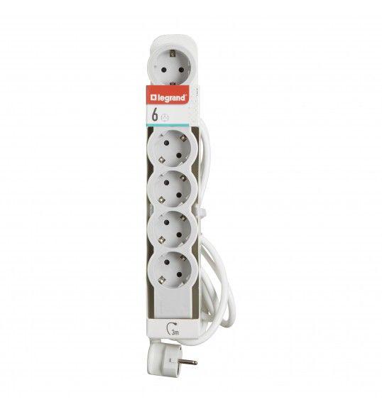 Bloc Multipriza Mobil Standard 6x2P+T 3m, "000000000000694565" (timbru verde 0.18 lei)