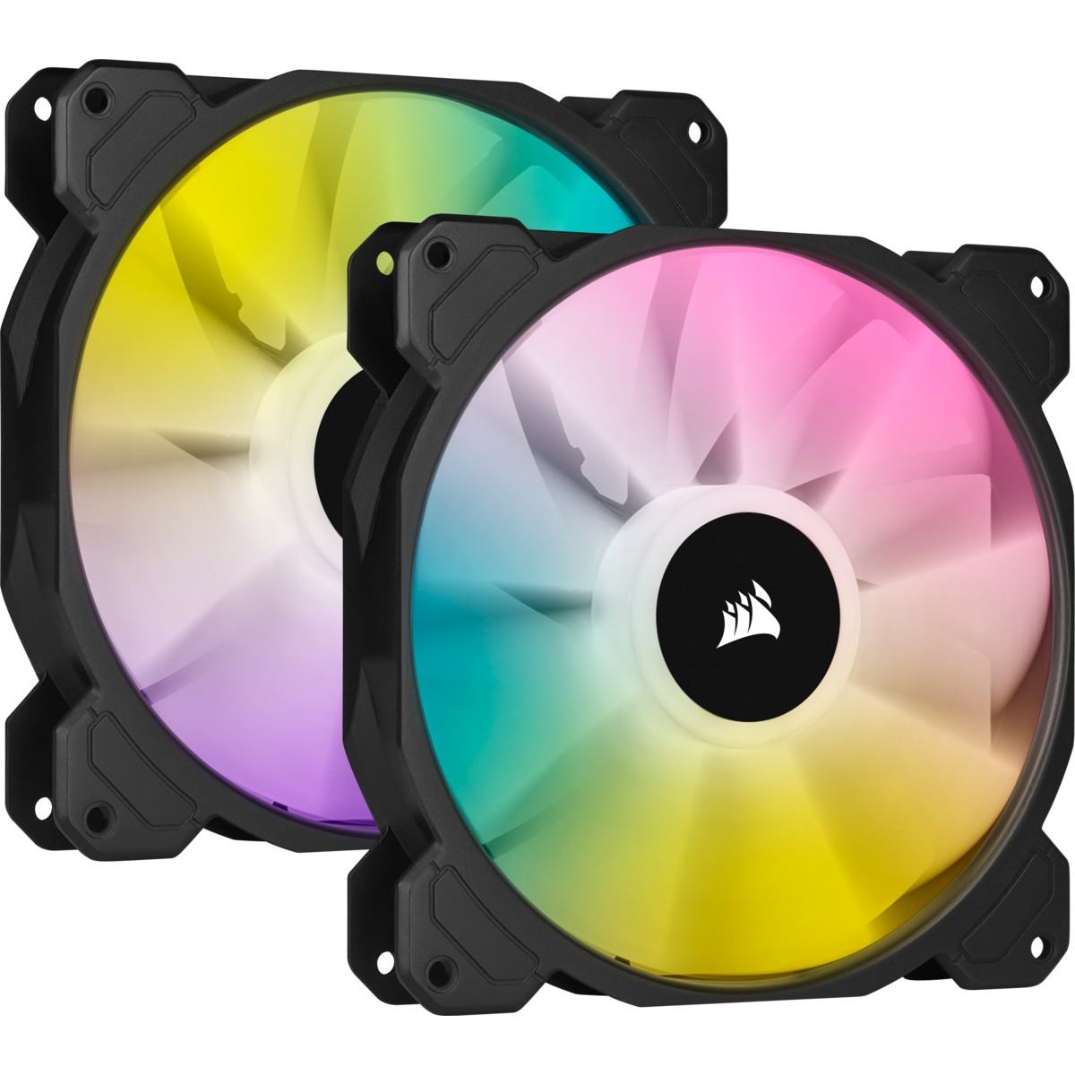 VENTILATOR Corsair, pt carcasa PC, 140 mm, 1200 rpm, LED RGB, 2 ventilatoare, "CO-9050111-WW"