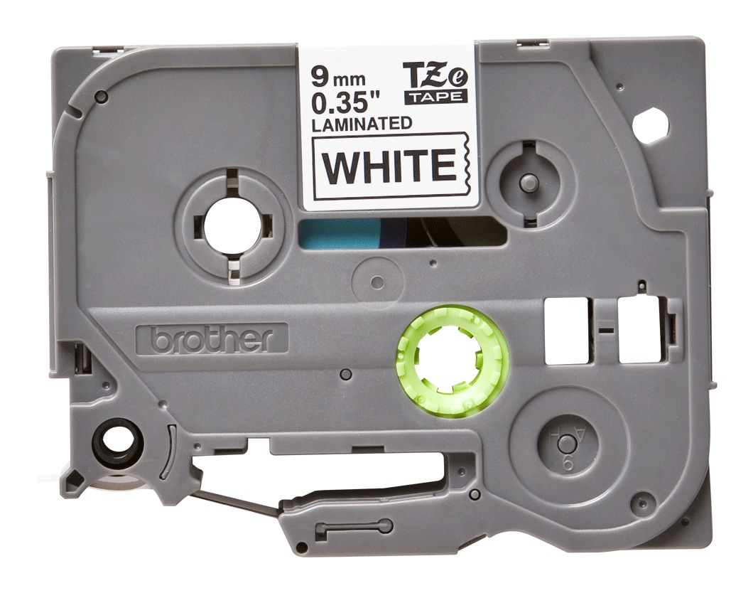 Banda Laminata Original Brother Black on White, TZE221, pentru H105WB|P-TOUCH PT-E110VP|D400|D450|E300VP|E550WVP|H110|H500|P700|P750W|PT-D210|PT-D210VP, 9mm x 8m, incl.TV 0 RON, "TZE221"
