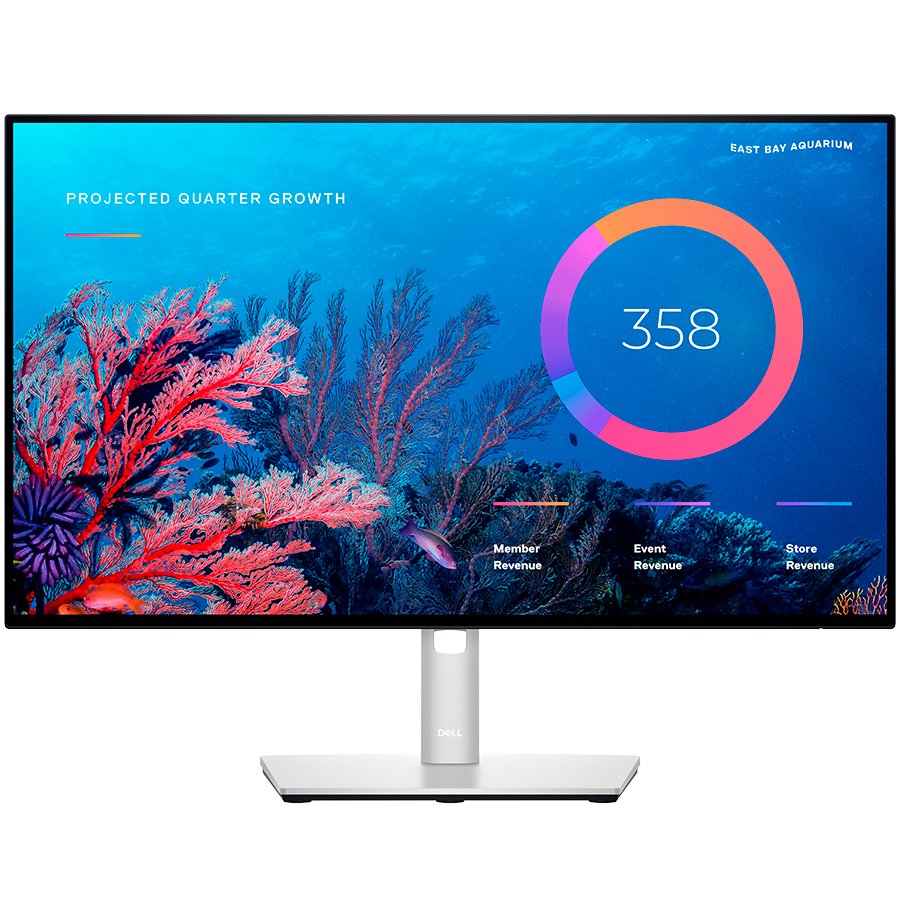 Monitor LED DELL UltraSharp U2422HE,23.8 16:9, IPS LED backlit, AG, 3H coating, 1920x1080, 1000:1, 250 cd/m2, 5 ms,178/178, HDMI, DP, DP-out,USB-C, USB 3.2 Hub,RJ-45 "U2422HE-05" (timbru verde 7 lei)