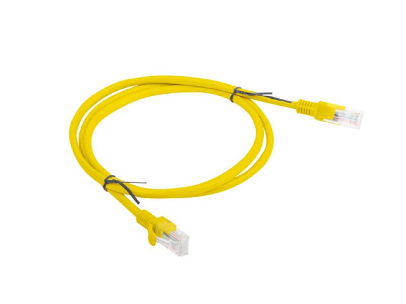 PATCHCORD CAT.5E UTP 1M YELLOW "PCU5-10CC-0100-Y" (timbru verde 0.08 lei)