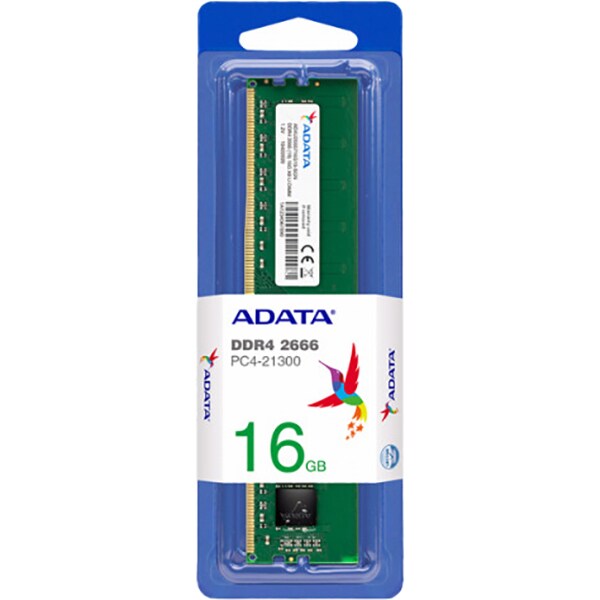 Memorie DDR Adata DDR4 16 GB, frecventa 2666 MHz, 1 modul, "AD4U266616G19-SGN"