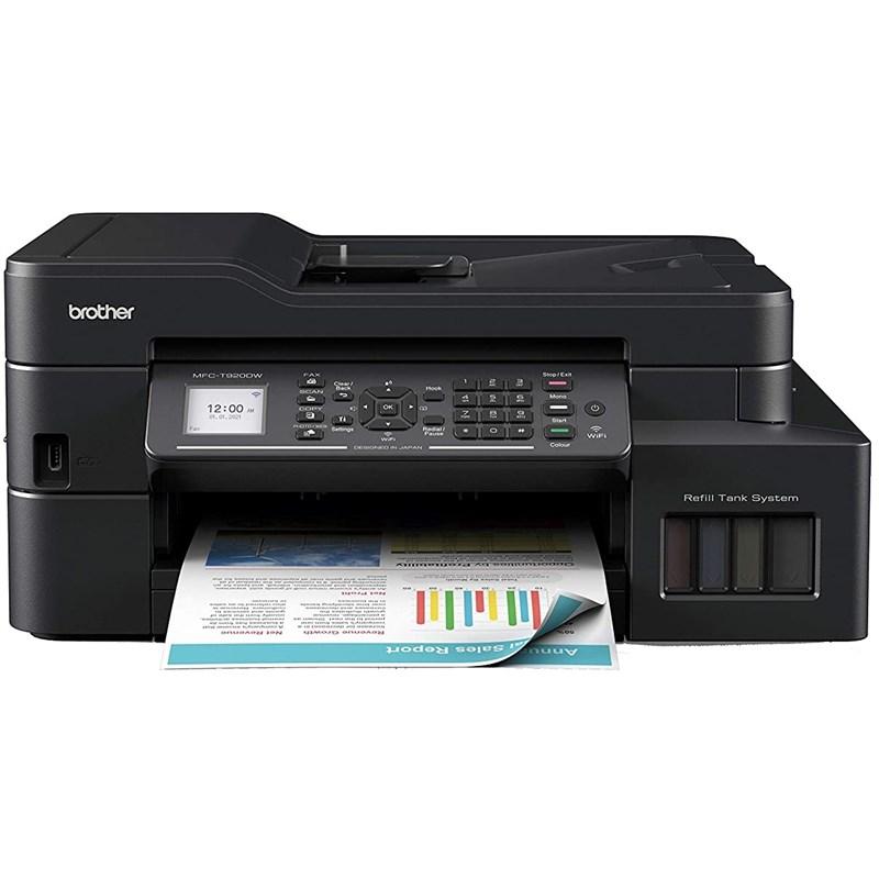 Multifunctional Inkjet CISS Color Brother MFC-T920DW, A4,Functii:Impr|Scan|Cop|Fax, Vit Print Mono:17ppm,Vit print color:16ppm,Conectiv:USB|Ret|WiFi,Duplex:Da,ADF:ADF (timbru verde 40 lei) "MFCT920DWYJ1"