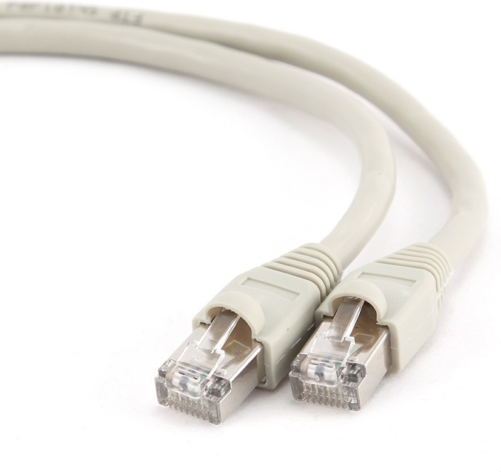 PATCH CORD FTP GEMBIRD Cat6, cupru-aluminiu, 0.5 m, gri, AWG26, ecranat "PP6-0.5M" (timbru verde 0.08 lei)