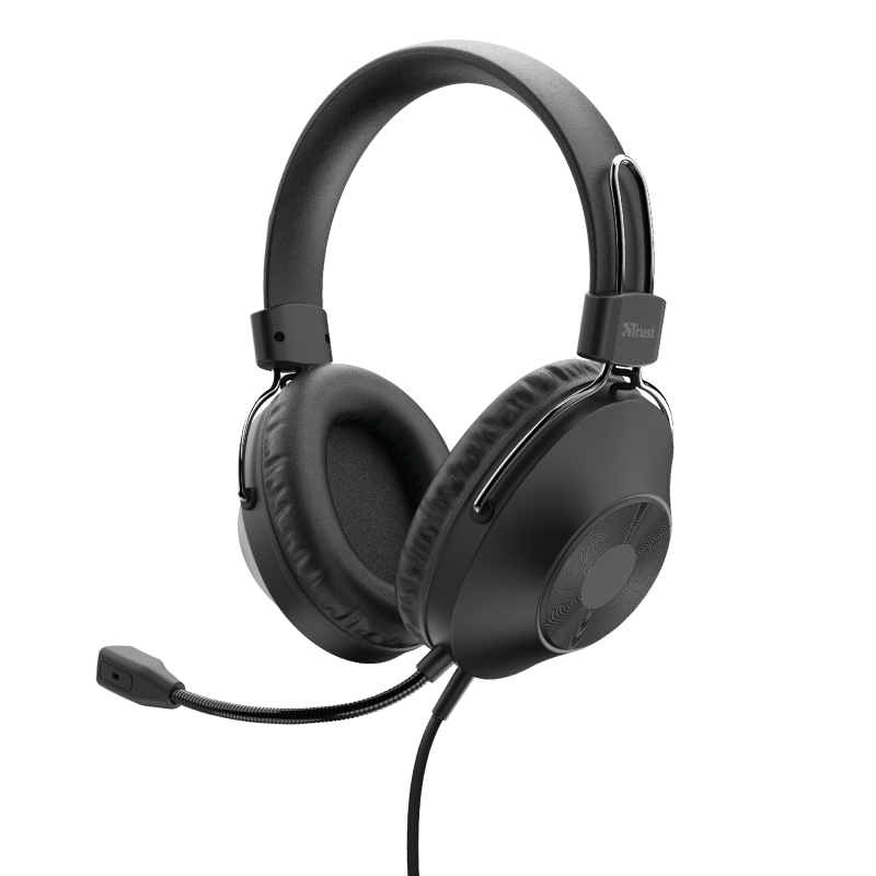 Trust Ozo Over-Ear USB PC Headset "TR-24132" (timbru verde 0.8 lei)