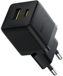 INCARCATOR retea Baseus Palm, Quick Charge 30W, 1 x USB Type-C, 1 x USB, negru "P1011160A113-00" (timbru verde 0.18 lei)