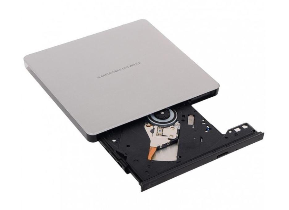 DVD-RW extern, LG, interfata USB 2.0, argintiu, "GP60NS60" (timbru verde 0.8 lei)