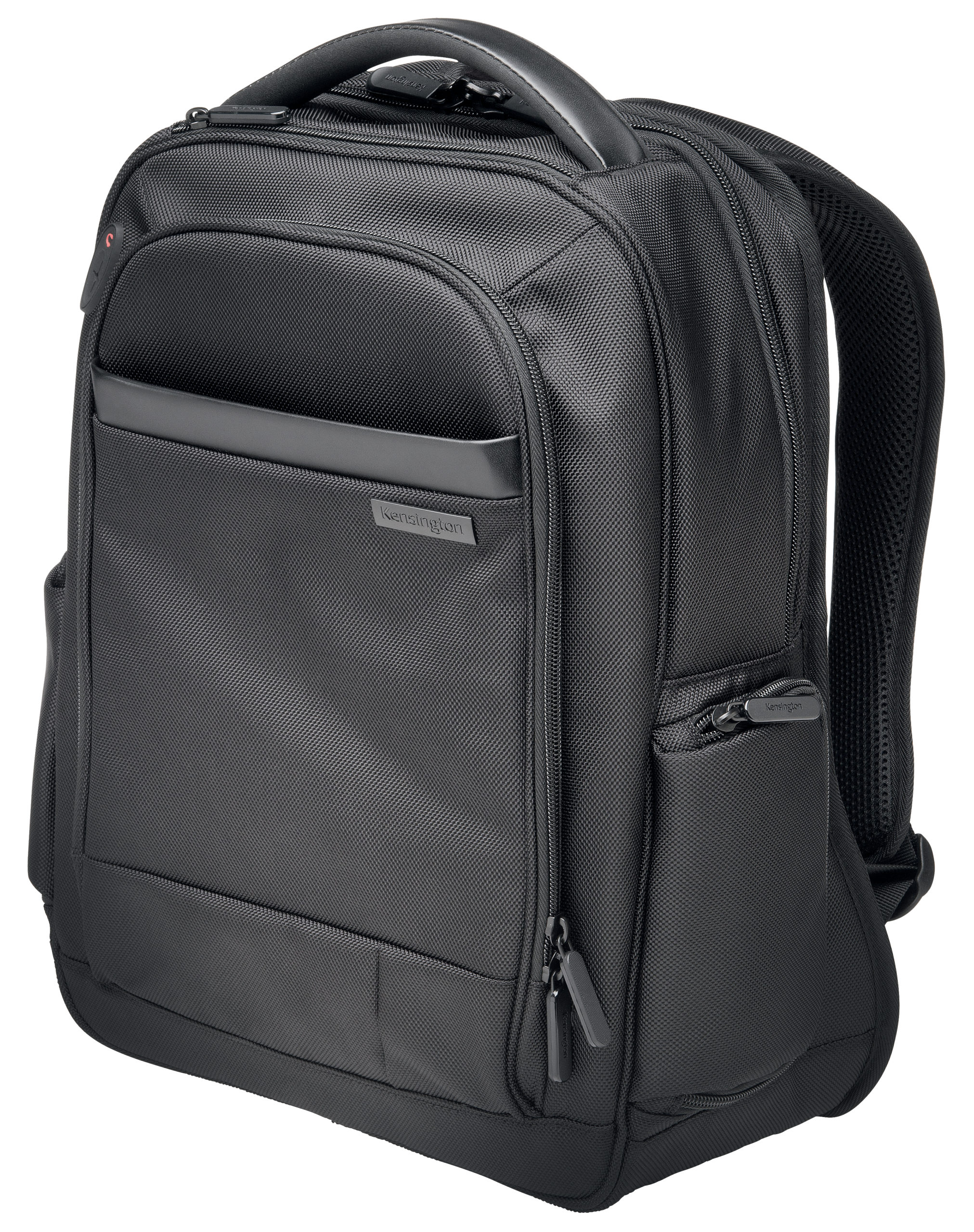 RUCSAC KENSINGTON, pt. notebook de max. 14 inch, 1 compartiment, buzunar frontal x 3 | buzunar lateral x 2, waterproof, poliester, negru, "K60383EU"