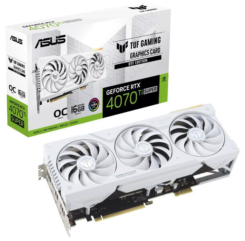 VGA PCIE16 RTX4070TISUPER 16GB/RTX4070TIS-O16G-BTFWHITE ASUS "RTX4070TIS-O16G-BTFWHITE"