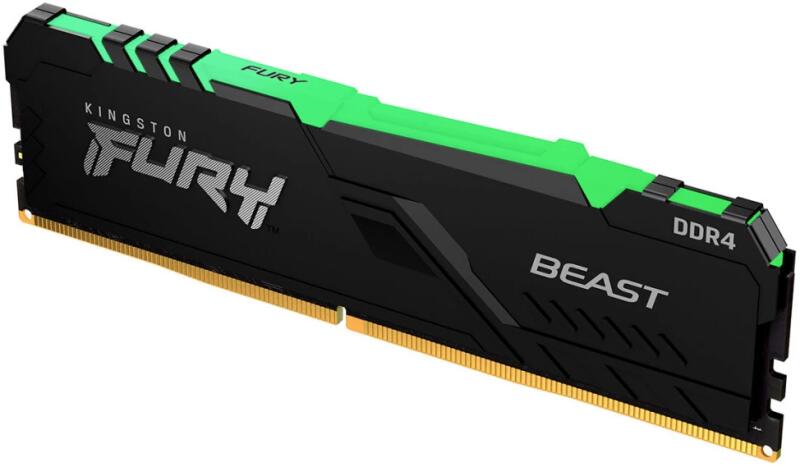 Memorie DDR Kingston DDR4 8 GB, frecventa 3200 MHz, 1 modul, radiator, "KF432C16BBA/8"