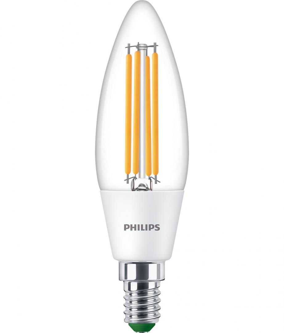 LED CLA 40W B35 E14 3000K CL UE SRT4 "000008719514435759" (timbru verde 0.45 lei).