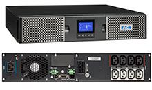 UPS Eaton, Online, Tower/rack, 1000 W, fara AVR, IEC x 8, display LCD, back-up 11 - 20 min. "9PX1000IRT2U" (timbru verde 11 lei)
