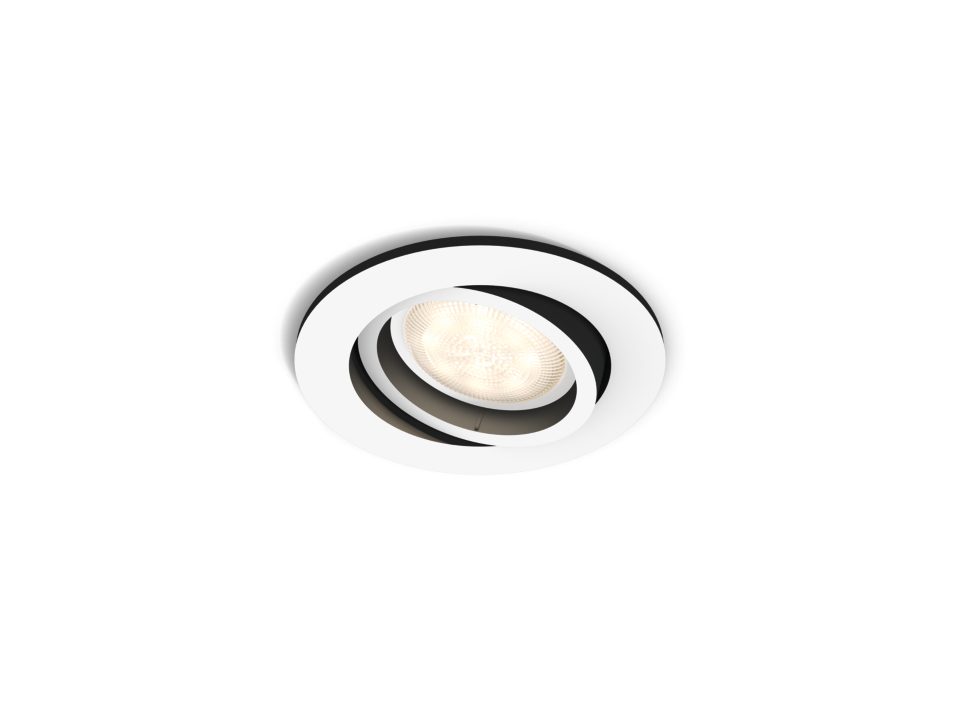 SPOT incastrat smart LED Philips, soclu integrat, putere 5W, forma spot, lumina alb, alimentare 220 - 240 V, "000008719514338562" (timbru verde 0.45 lei)
